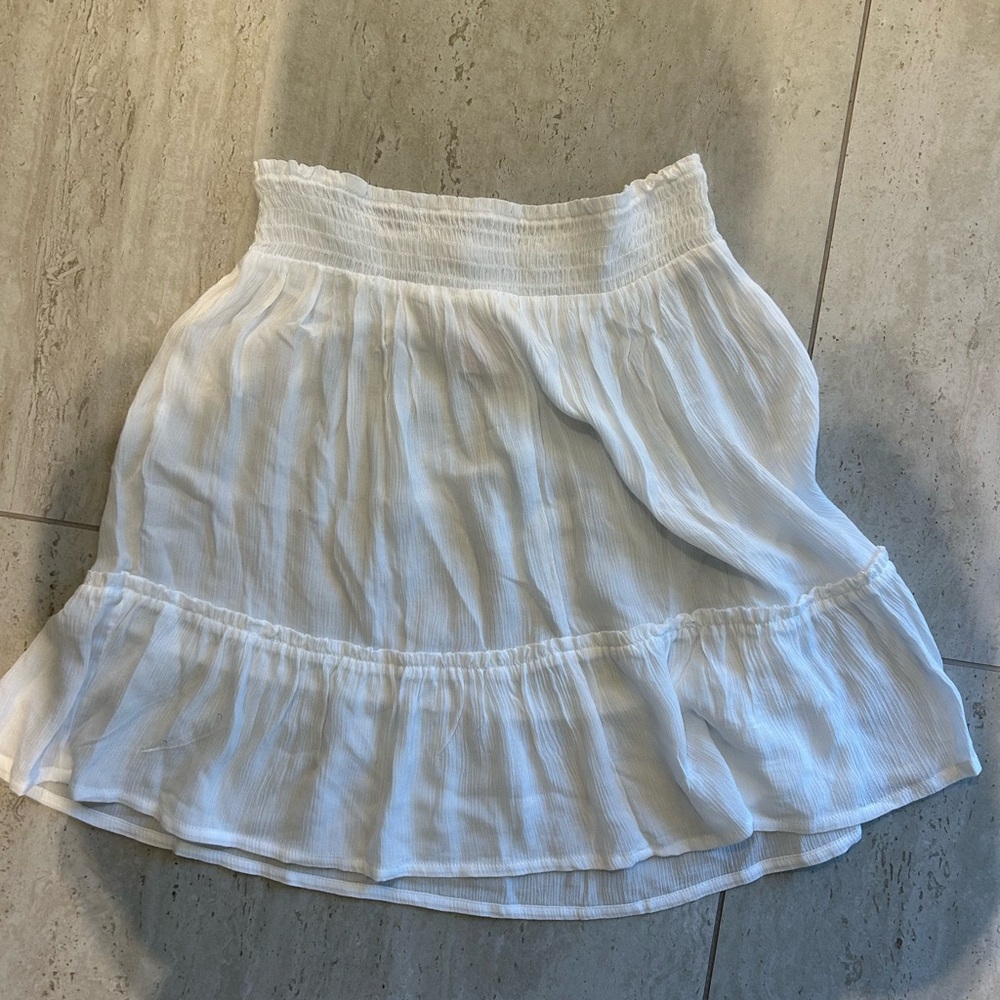 Xhilaration White A-Line Skirt